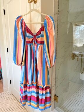 Colorful Stripe Dress